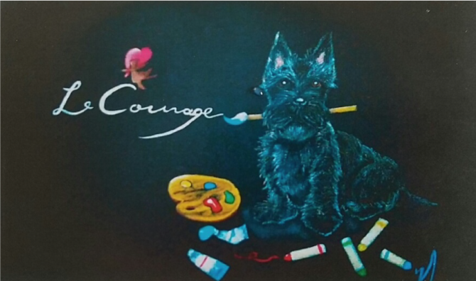 筆文字にご興味をお持ちの方は、東広島市で「伝筆」の販売・教室を行う“Le Courage（ルクラージュ）”へ。